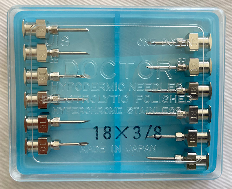 18g x 3/8" Reusable Needles